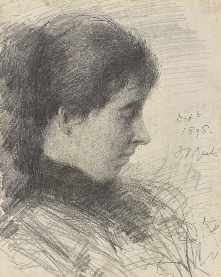 PORTRAIT OF ELIZABETH CORBET 'LOLLY' YEATS   by John Butler Yeats