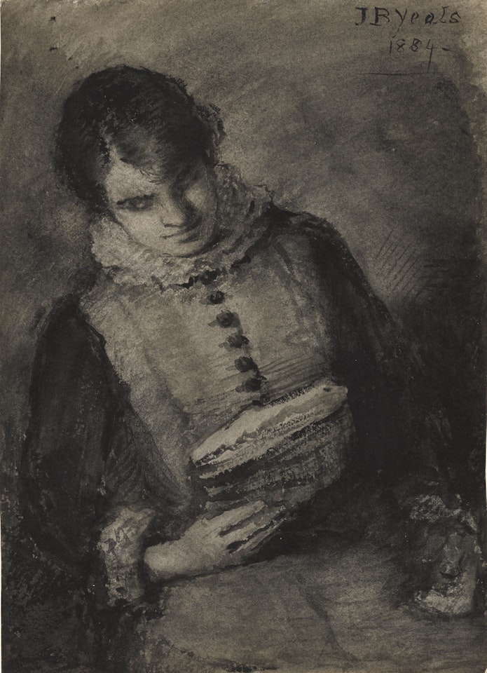 WOMAN READING by John Butler Yeats