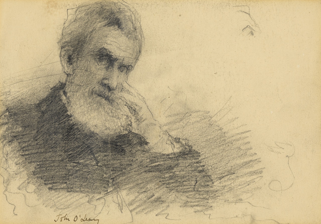 TWO SKETCHES OF JOHN O'LEARY by John Butler Yeats