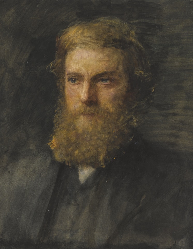 PORTRAIT OF A GENTLEMAN, THOUGHT TO BE WILLIAM MORRIS by John Butler Yeats