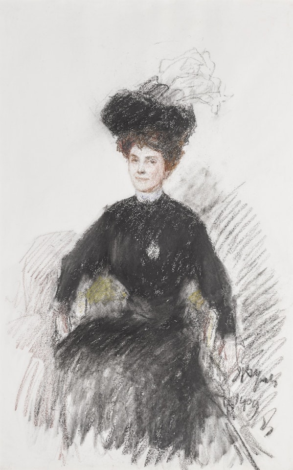 LADY IN BLACK by John Butler Yeats
