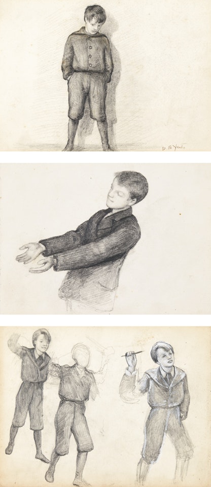 W. B. YEATS AS A BOY by John Butler Yeats