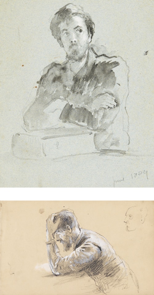 W. B. YEATS AS A YOUNG MAN by John Butler Yeats