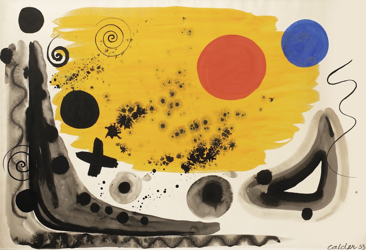 SPHERES AND STARS by Alexander Calder