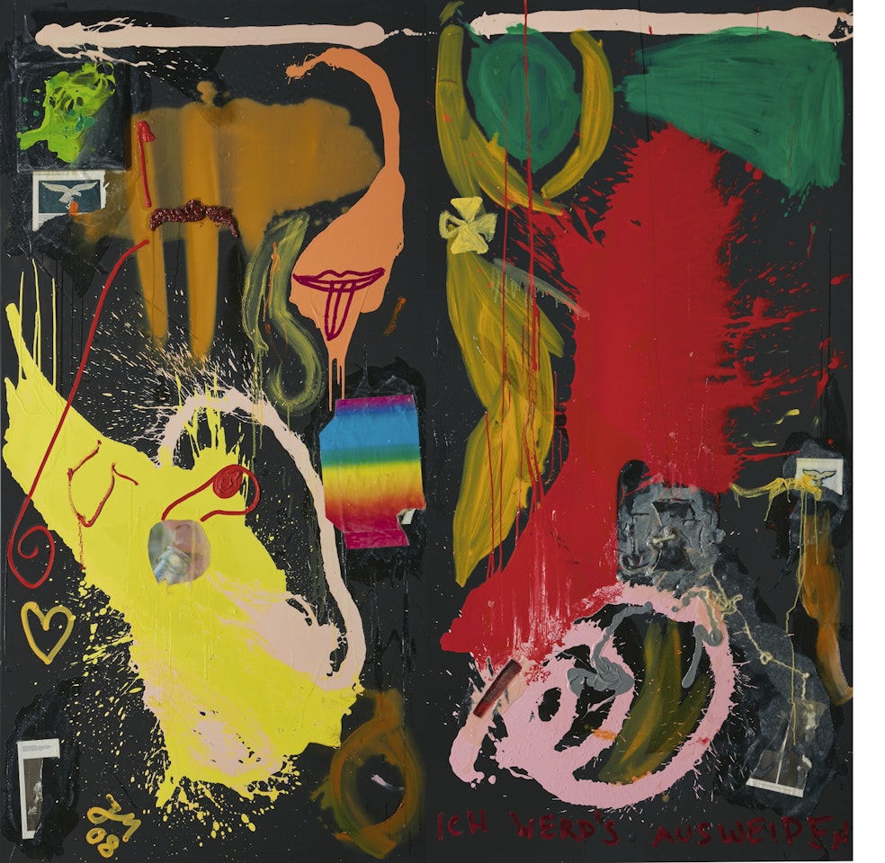 VITALFUNKTION DON "DRYSYSÜSS" IM SAALCANYON [DIPTYCH] by Jonathan Meese