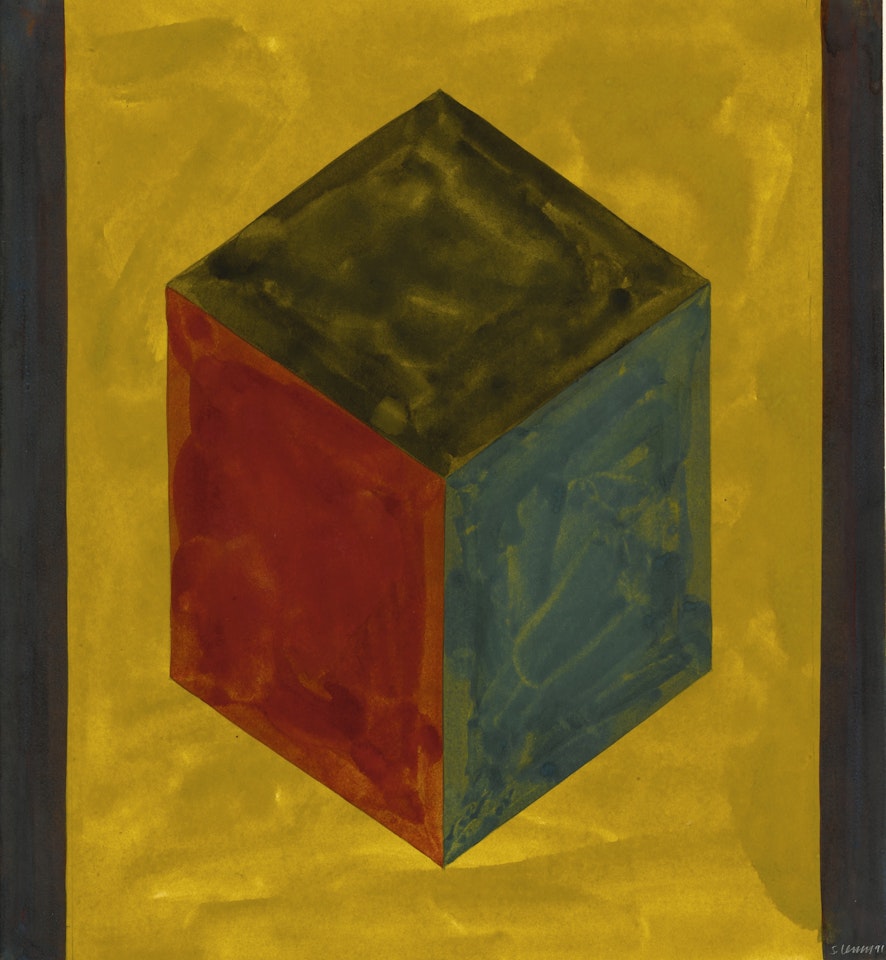 FORM DERIVED FROM A CUBE by Sol LeWitt