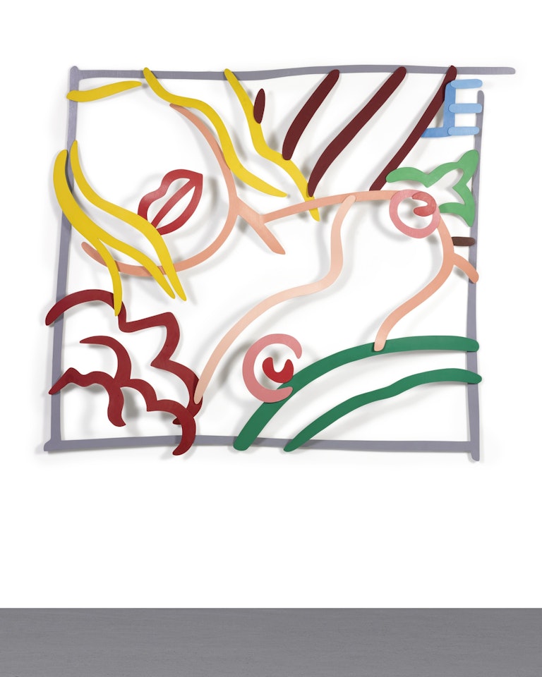 BEDROOM BLONDE DOODLE (3-D) by Tom Wesselmann