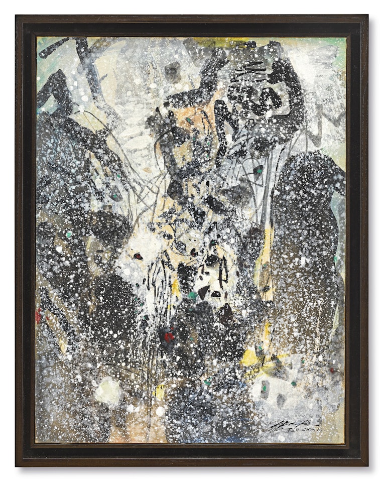 ABSTRACTION NEIGE II by Chu Teh-Chun