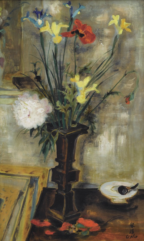 VASE D'IRIS (VASE OF IRISES) by Le Pho