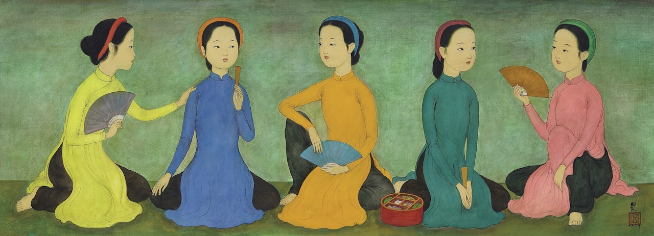 CINQ PETITES FILLES (FIVE LITTLE GIRLS) by Mai Trung Thu