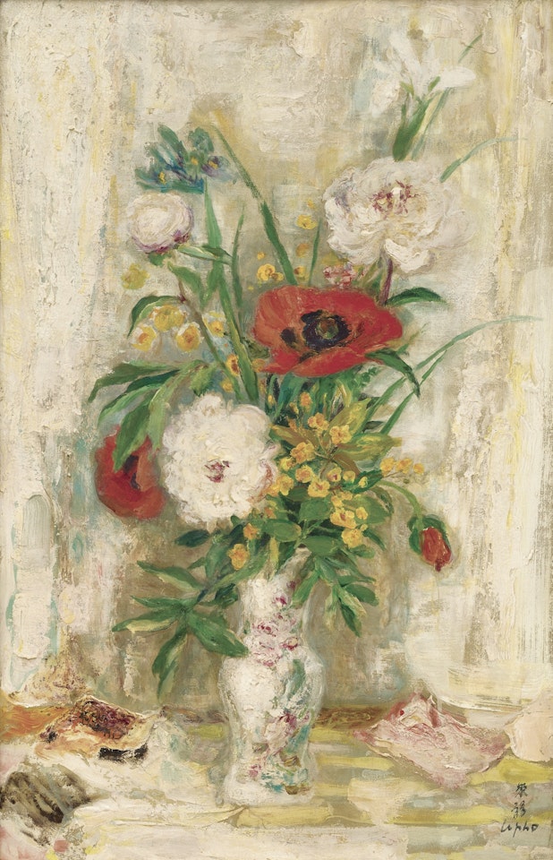 PIVOINES ET PAVOTS (PEONIES AND POPPIES) by Le Pho