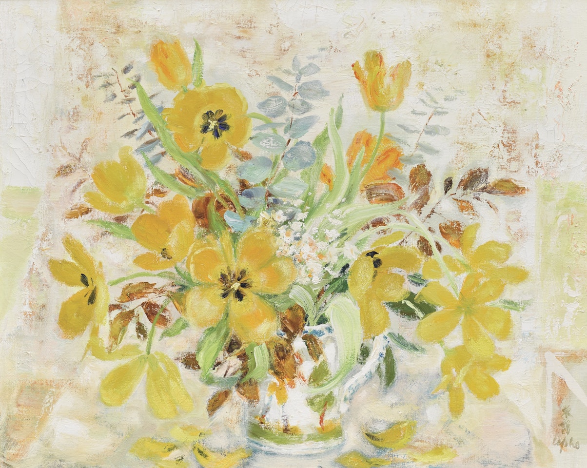 LES COQUELICOTS JAUNES (YELLOW POPPIES) by Le Pho