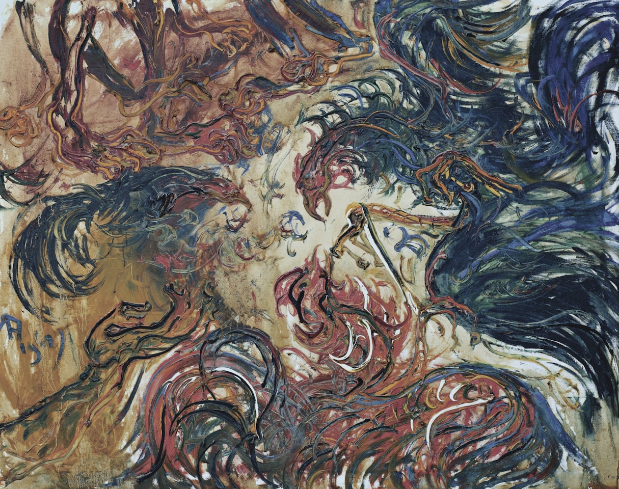 COCKFIGHT by Affandi