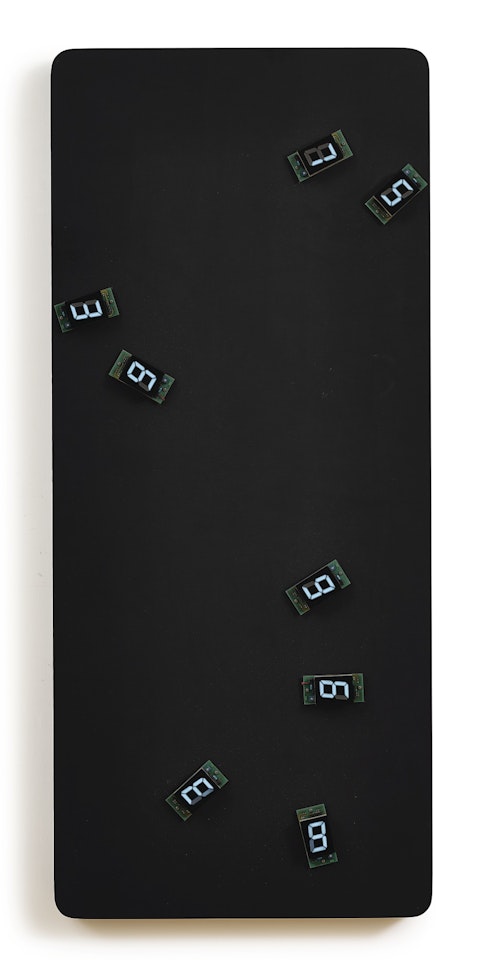 TIME IN BLUE NO. 15 by Tatsuo Miyajima