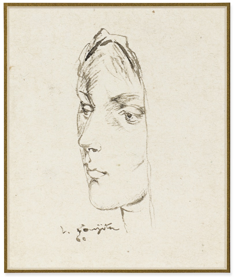 PORTRAIT DE MADONE by Leonard Tsuguharu Foujita