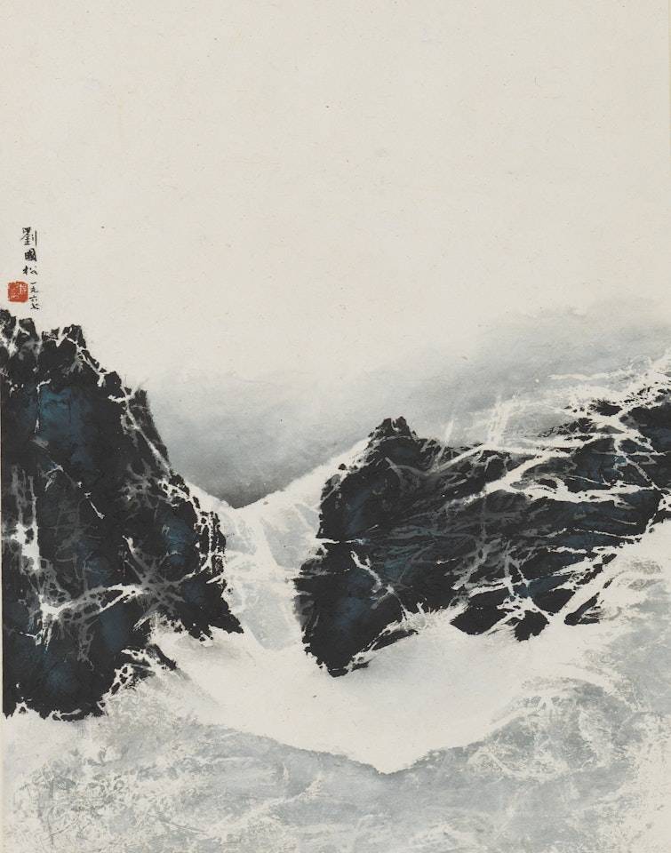 PATH IN SNOWY MOUNTAINS by Liu Kuo-Sung (Liu Guosong)
