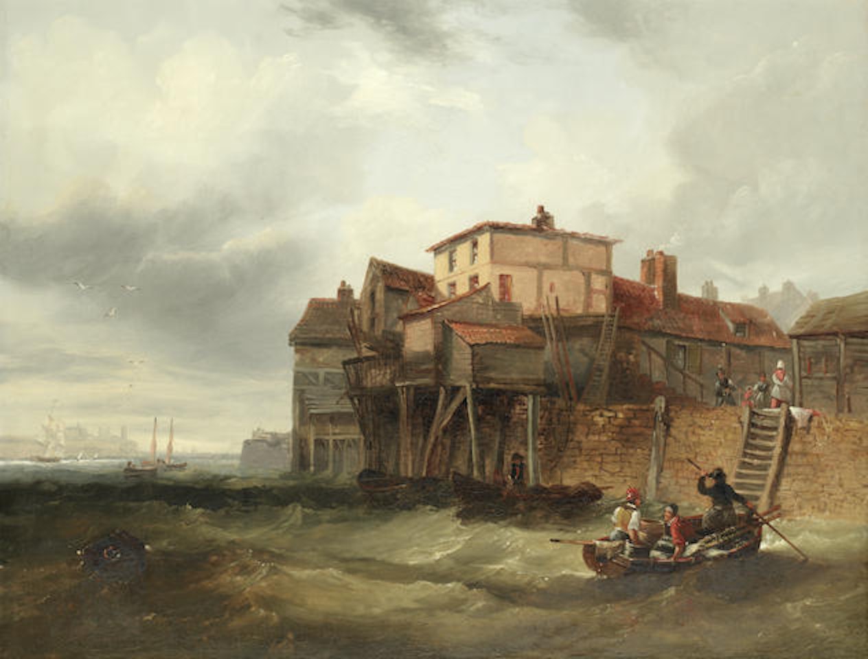 The River Tyne, South Shields by John Wilson Carmichael