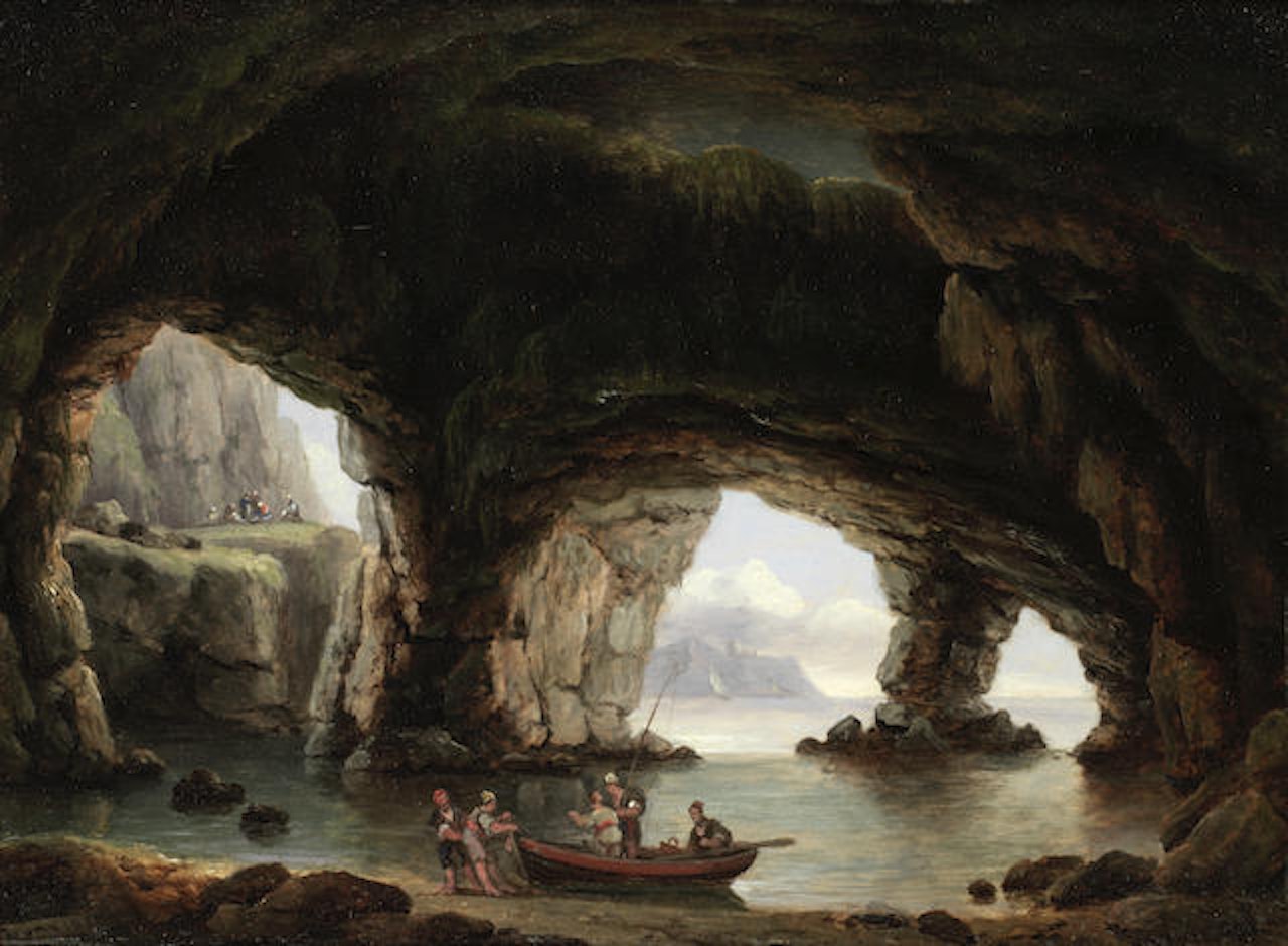 Grotta di Palazzo, Italy by Thomas Luny
