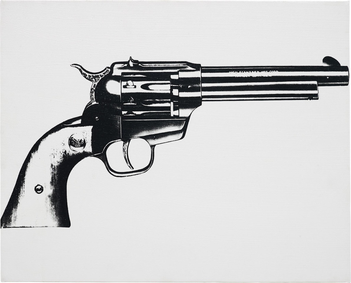 Gun (Cowboy six shooter) by Andy Warhol