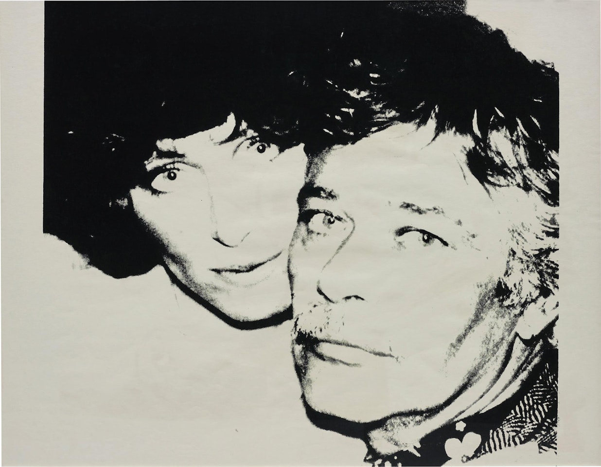 John and Lorraine Chamberlain by Andy Warhol