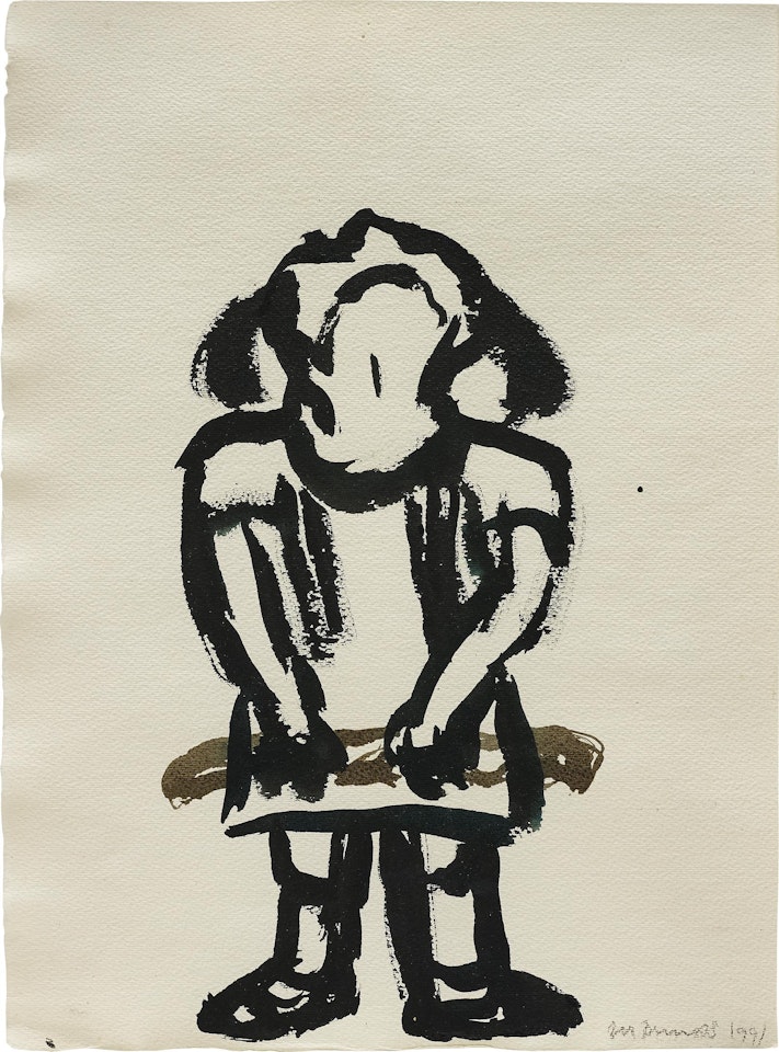 Untitled by Marlene Dumas