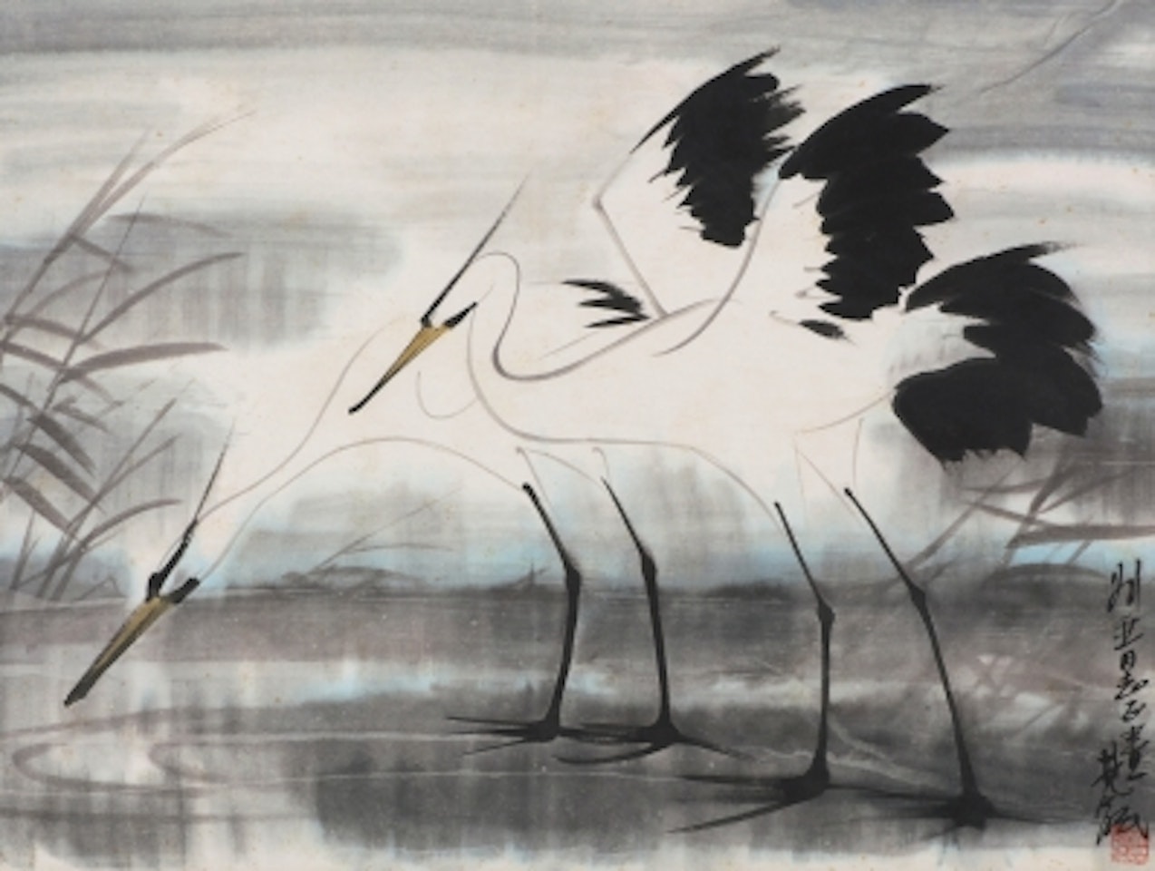 HERON by Lin Fengmian