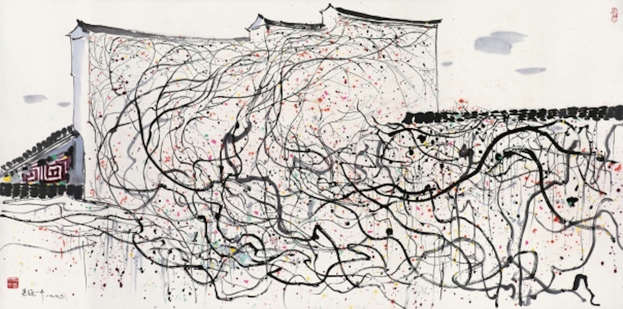 WALL by Wu Guanzhong
