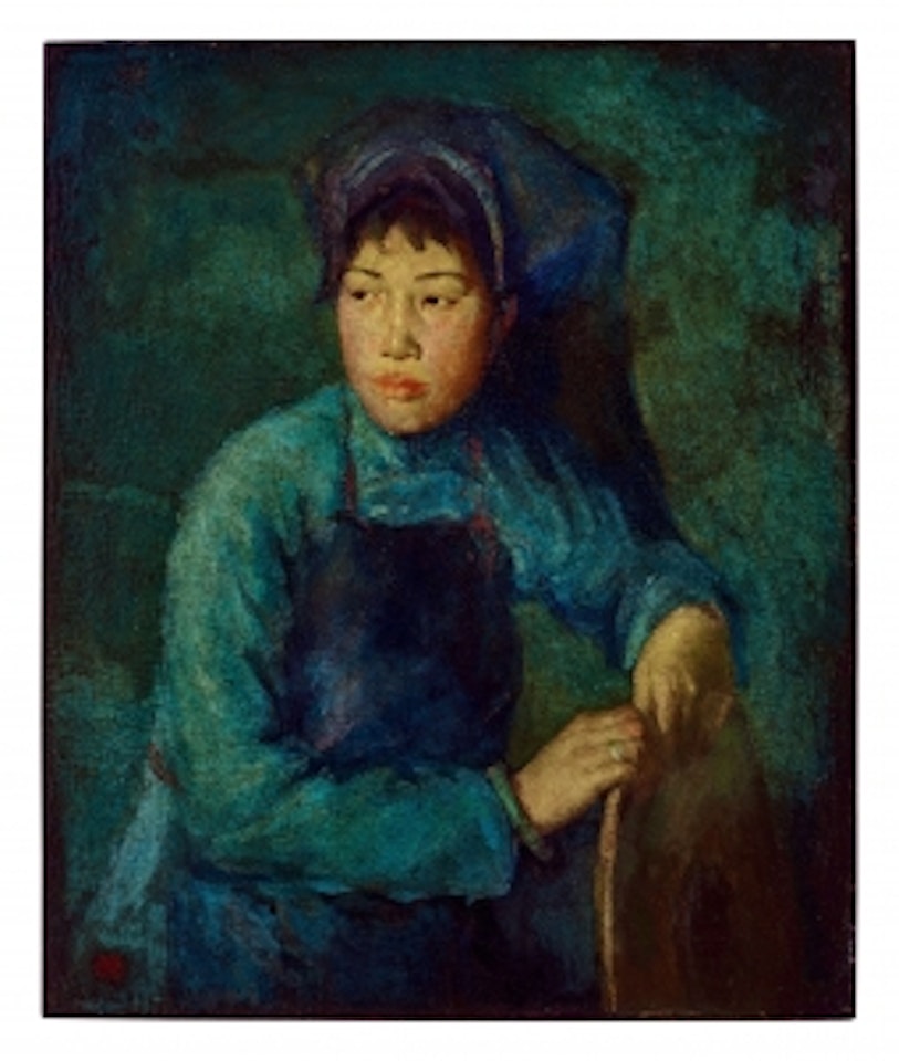 Peasant Woman in Green by Yee Bon