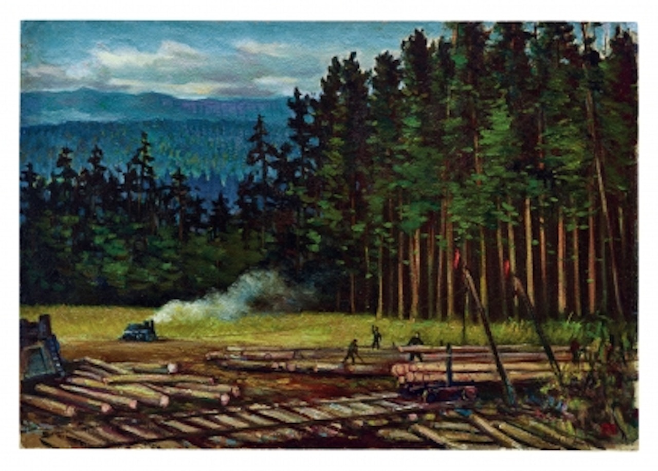 Lumberjack at Work by Yee Bon