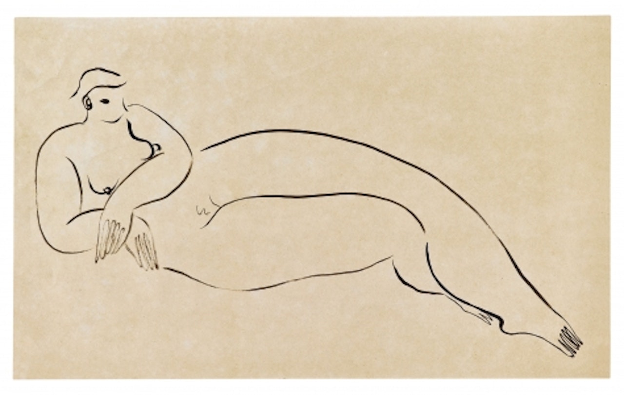 Reclining Nude by Sanyu