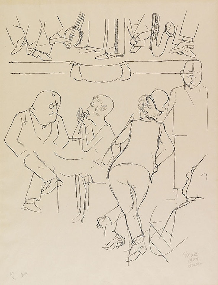 Tanzlokal Berlin by George Grosz