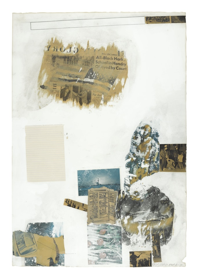 UNTITLED (SYN-TEX) by Robert Rauschenberg