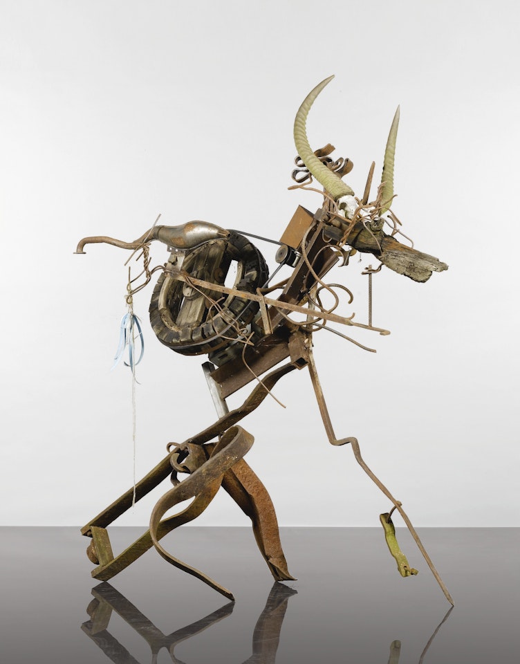 LE BOUC DE RENÉ OR LE BOUC ÉMISSAIRE  by Jean Tinguely