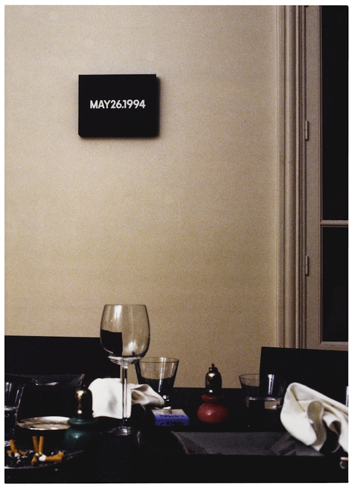 STILL LIFE (NAPKINS) by Louise Lawler