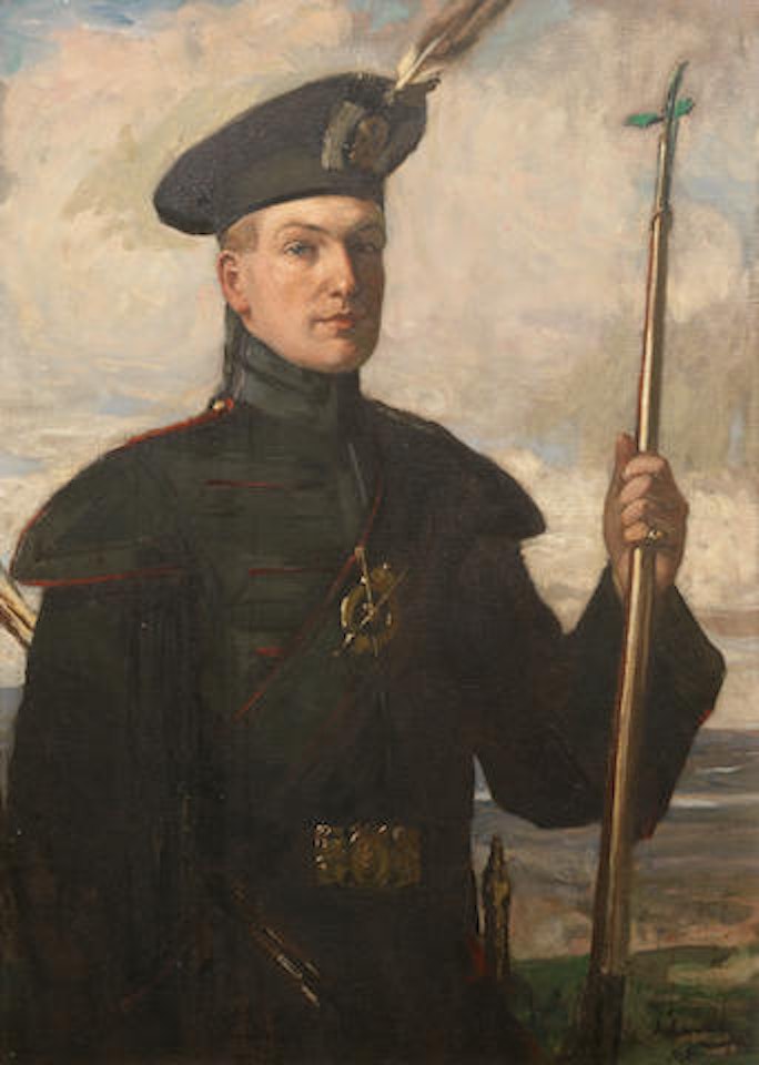 Sir Patrick Ford in the uniform of a Royal Archer by John Lavery