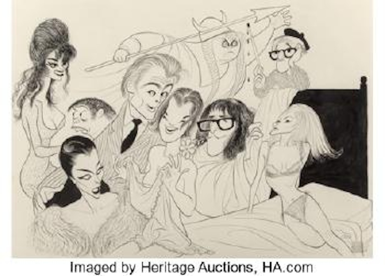 What's New Pussycat ,
1965 by Al Hirschfeld