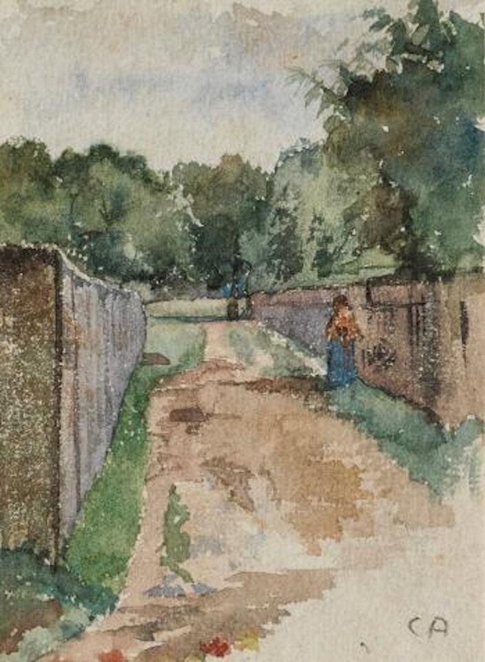 Wegpartie bei München ,
1888 by Cuno Amiet