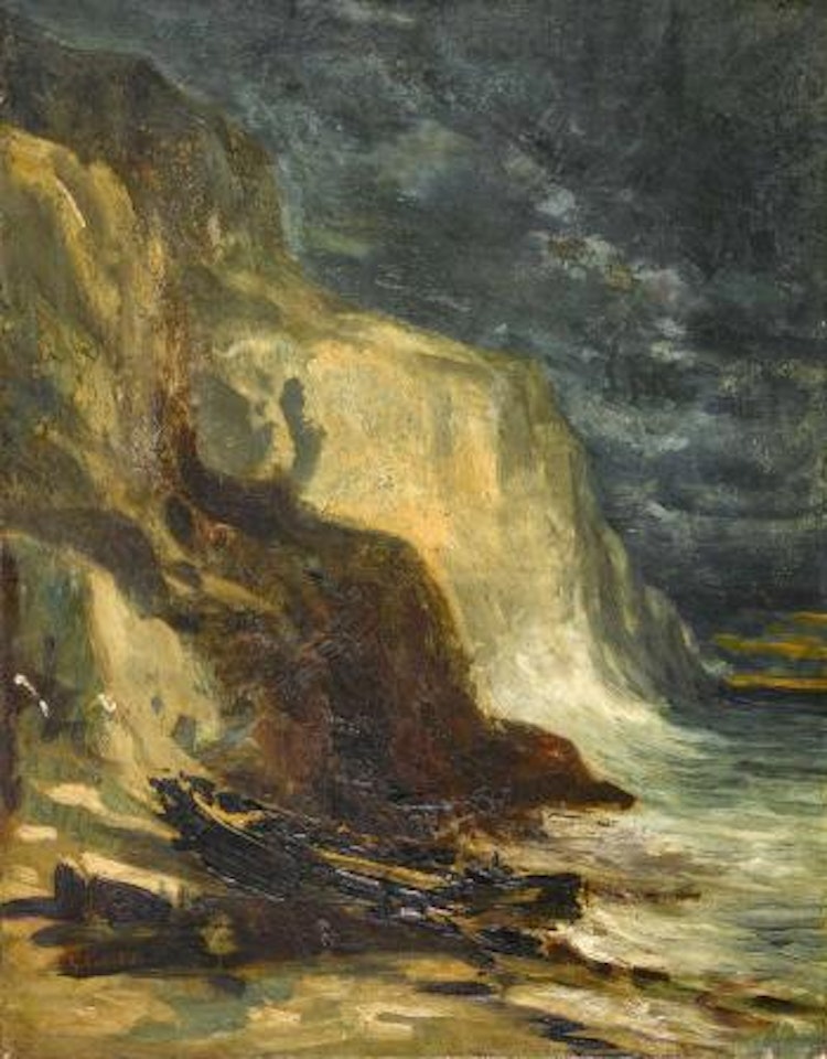 La Cascade , by Gustave Courbet