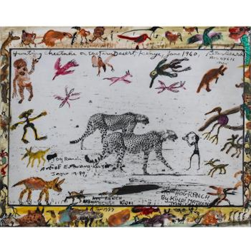 Hunting Cheetahs on the Taru Desert, Kenya, June, 1960 ,
1960
,
Printed
1999 by Peter Beard