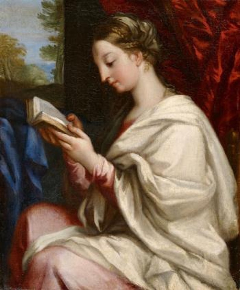 The Virgin reading , by Attributed to Carlo Maratta