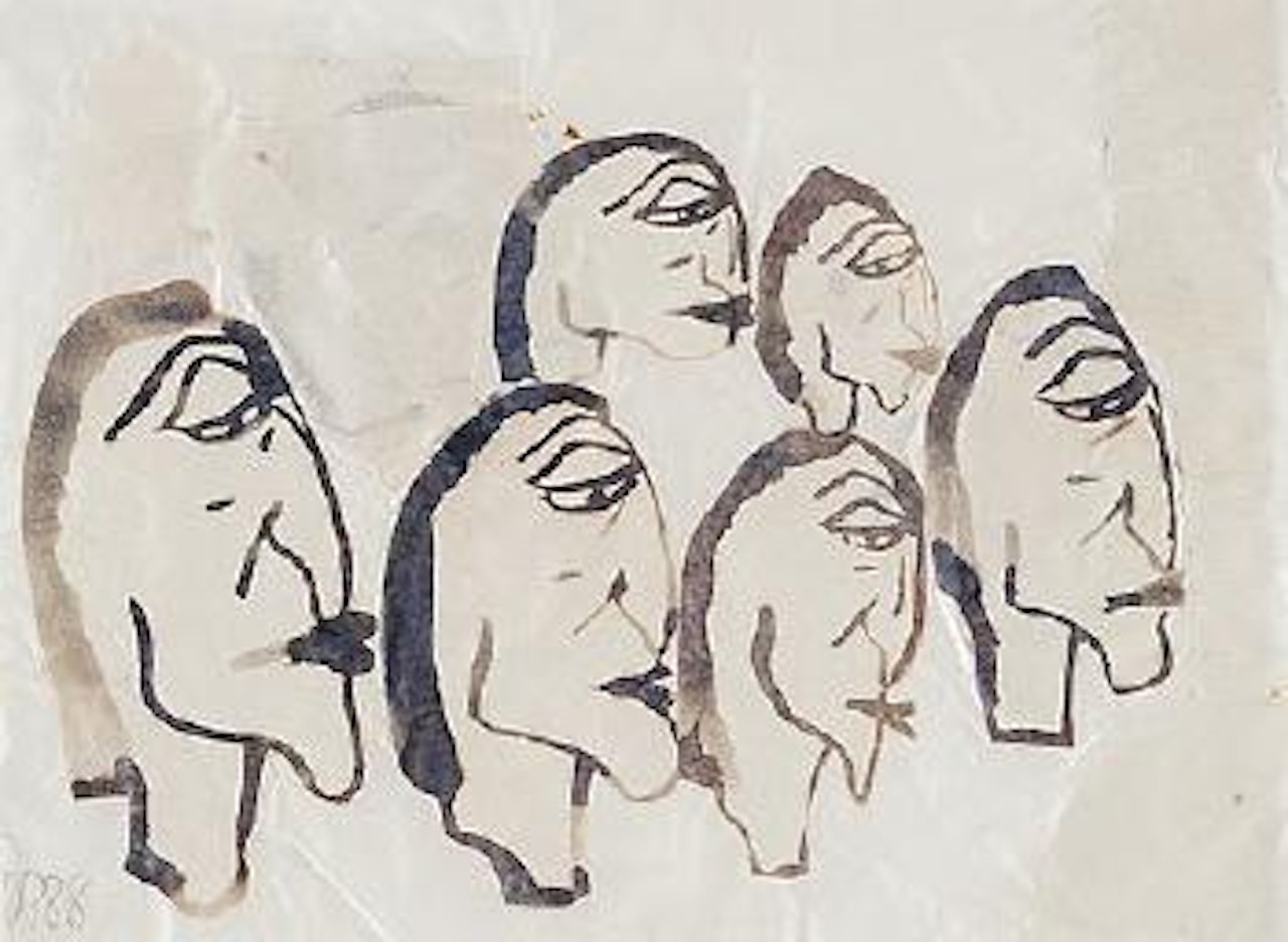 Untitled, Collage After Picabia ,
1988 by Donald Baechler