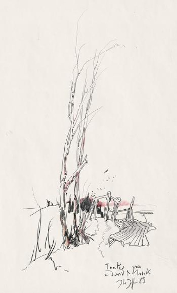 Landschaft ,
1983 by Horst Janssen