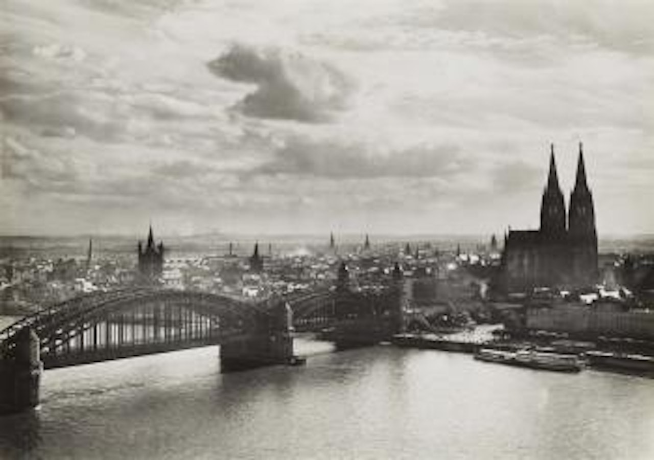 Blick vom Messeturm auf Köln ,
1938 by August Sander