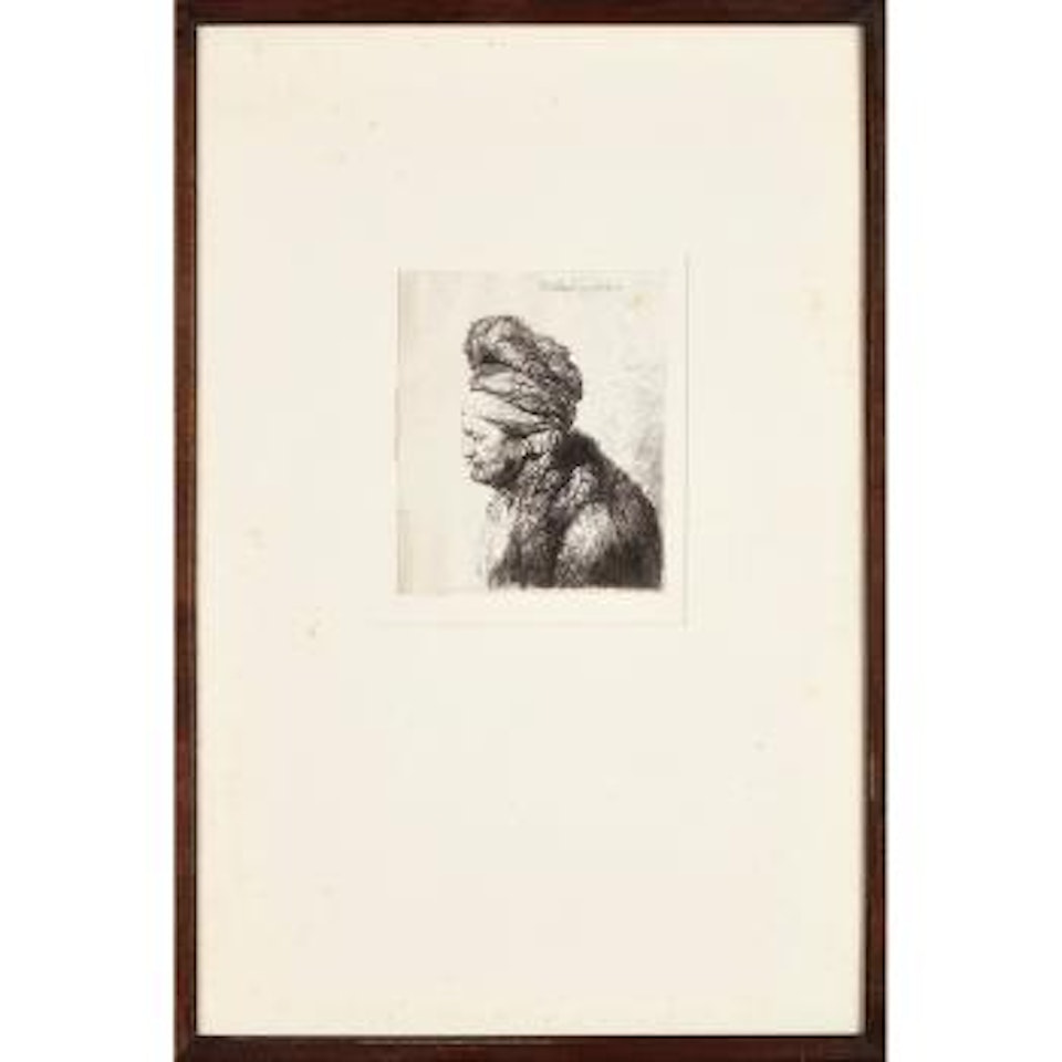 Second oriental head , by Attributed to Rembrandt Harmensz van Rijn