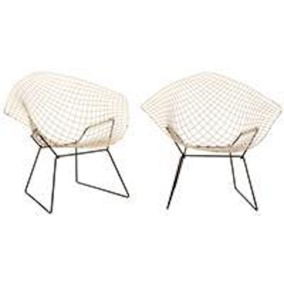 Par de sillones "Diamond Chair" , by Harry Bertoia