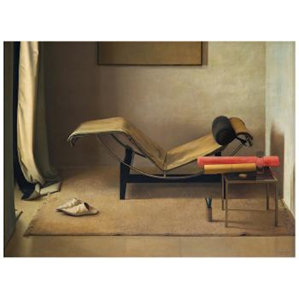 La chaise Le Corbusier ,
1977 by Claudio Bravo