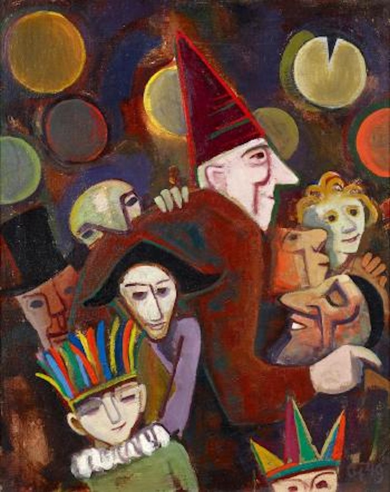 Maskenfest ,
1949 by Karl Hofer