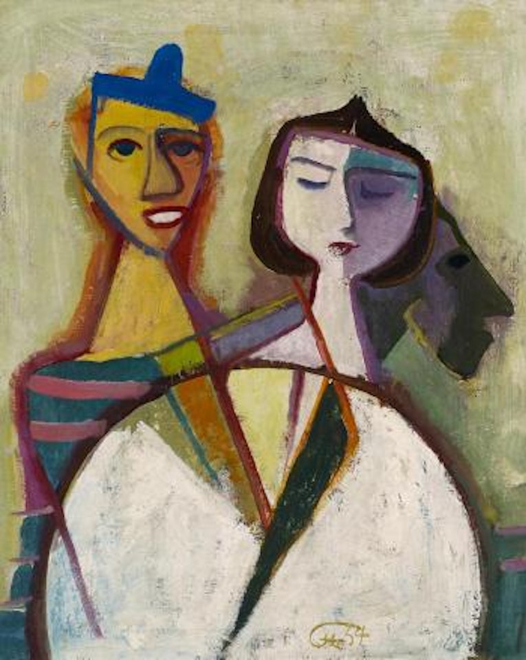 Masken ,
1954 by Karl Hofer
