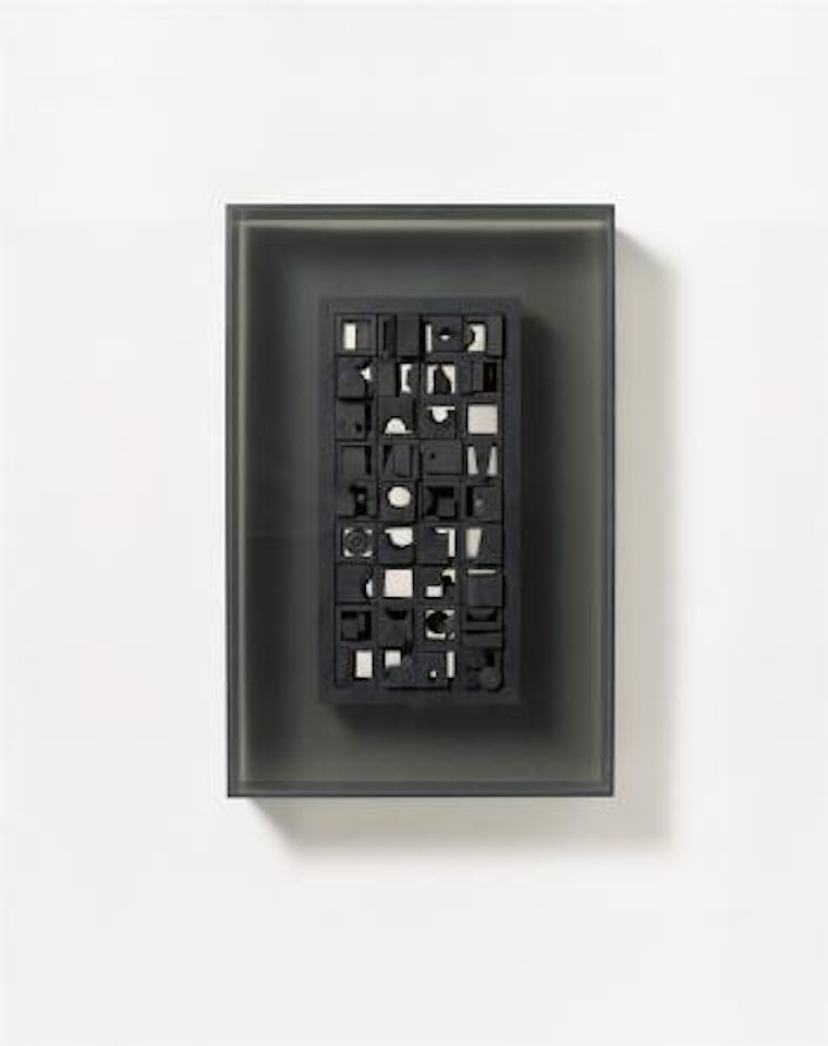 Diminishing reflection XV ,
1965 by Louise Nevelson