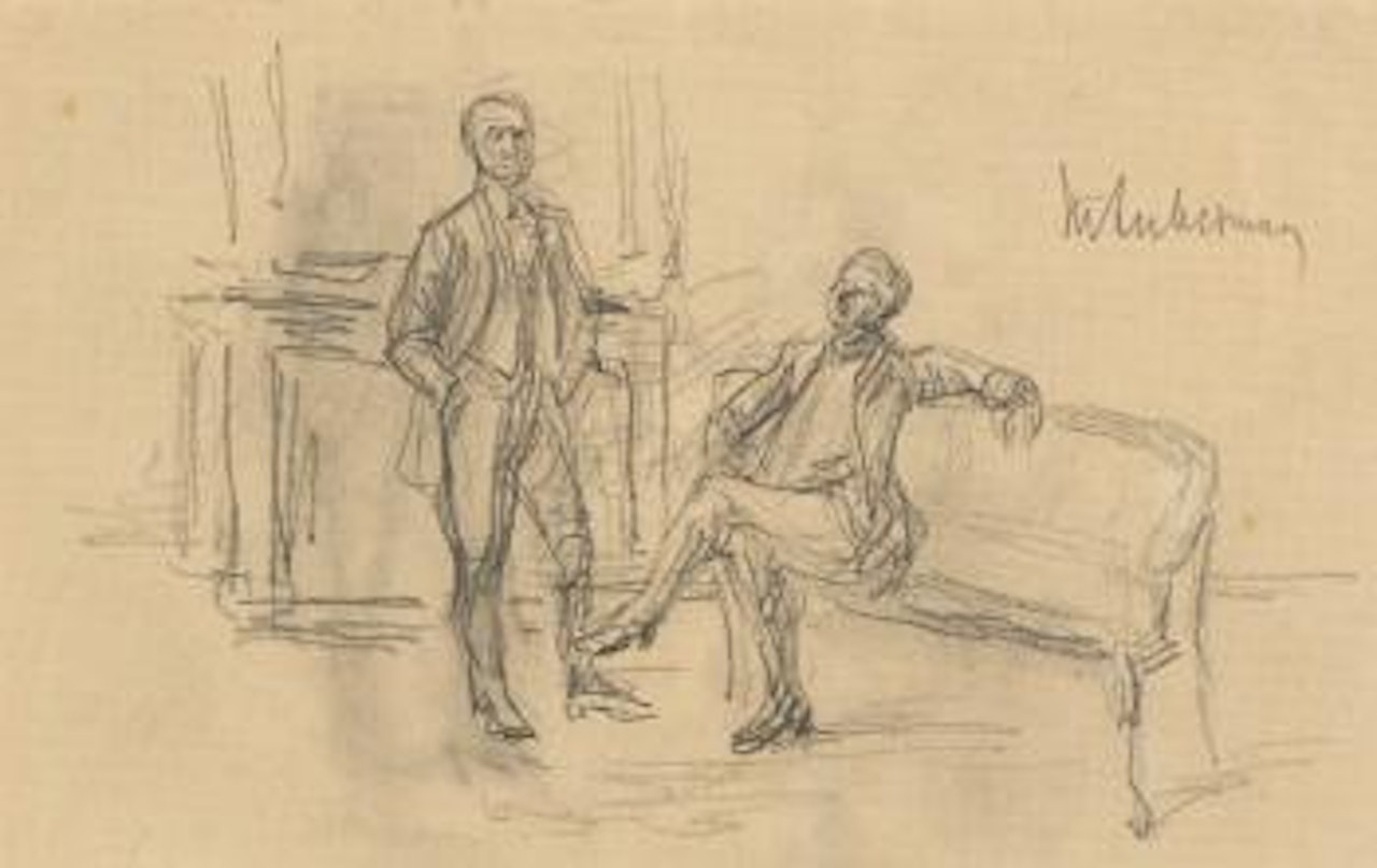 Unterhaltung ,
Before
1922 by Max Liebermann